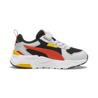 PUMA Trinity Sneakers Lite AC+ Kids Grijs Zwart Rood