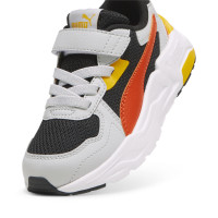 PUMA Trinity Sneakers Lite AC+ Kids Grijs Zwart Rood