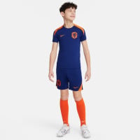 Nike Nederland Strike Trainingsshirt 2024-2026 Kids Blauw Oranje