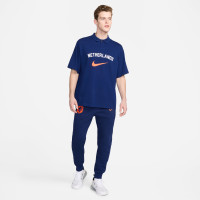 Nike Nederland Sportswear Polo Matchup 2024-2026 Blauw Oranje