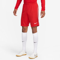 Nike Dri-FIT League III Voetbalbroekje Rood Wit