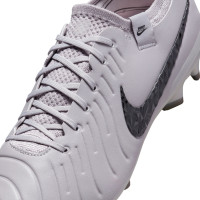 Nike Tiempo Legend 10 Elite Gras Voetbalschoenen (FG) Grijs Zwart Roze