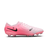 Nike Tiempo Legend 10 Elite Gras Voetbalschoenen (FG) Lichtroze Felroze Zwart