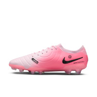 Nike Tiempo Legend 10 Elite Gras Voetbalschoenen (FG) Lichtroze Felroze Zwart