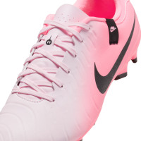 Nike Tiempo Legend 10 Academy Gras / Kunstgras Voetbalschoenen (MG) Lichtroze Felroze Zwart