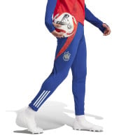 adidas Spanje Trainingsbroek 2024-2026 Donkerblauw Rood Lichtblauw