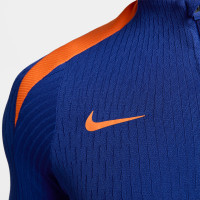 Nike Nederland Strike Elite Trainingspak 1/4-Zip 2024-2026 Blauw Oranje