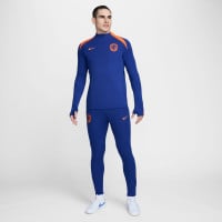 Nike Nederland Strike Elite Trainingspak 1/4-Zip 2024-2026 Blauw Oranje