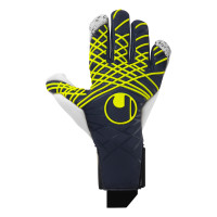 Uhlsport Prediction Flex HN Keepershandschoenen Donkerblauw Wit Geel