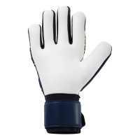 Uhlsport Prediction Supersoft HN Keepershandschoenen Donkerblauw Wit Geel