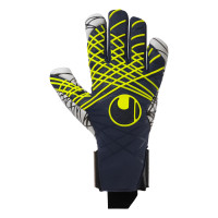 Uhlsport Prediction Ultragrip HN Keepershandschoenen Donkerblauw Wit Geel