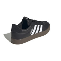 adidas VL Court 3.0 Sneakers Zwart Wit Donkerbruin