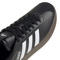 adidas VL Court 3.0 Sneakers Zwart Wit Donkerbruin