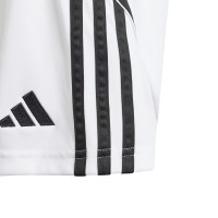 adidas Tiro 24 Voetbalbroekje Kids Wit Zwart