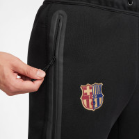 Nike FC Barcelona Tech Fleece Joggingbroek 2024-2025 Zwart Goud