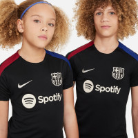 Nike FC Barcelona Strike Trainingsshirt 2024-2025 Kids Zwart Wit Rood Blauw