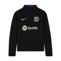 Nike FC Barcelona Academy Pro Trainingstrui 1/4-Zip 2024-2025 Kleuters Zwart Wit Rood Blauw