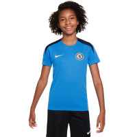 Nike Chelsea Strike Trainingsshirt 2024-2025 Kids Blauw Donkerblauw