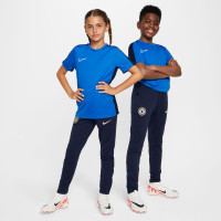 Nike Chelsea Strike Trainingsbroek 2024-2025 Kids Donkerblauw Blauw Wit