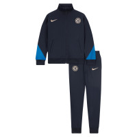 Nike Chelsea Strike Trainingspak Full-Zip 2024-2025 Kleuters Donkerblauw Blauw Wit