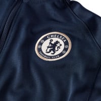 Nike Chelsea Strike Trainingspak Full-Zip 2024-2025 Baby Donkerblauw Blauw Wit