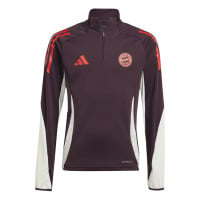 adidas Bayern München Trainingstrui 1/4-Zip 2024-2025 Kids Bordeauxrood Wit Rood