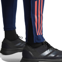 adidas Manchester United Trainingsbroek 2024-2025 Donkerblauw Rood Zilver