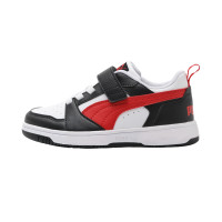 PUMA Rebound V6 Low Sneakers AC+ Kids Wit Zwart