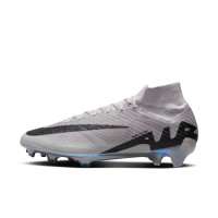 Nike Zoom Mercurial Superfly 9 Elite Gras Voetbalschoenen (FG) Grijs Zwart Roze