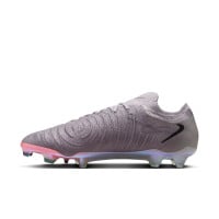 Nike Phantom GX II Elite Gras Voetbalschoenen (FG) Grijs Zwart Roze