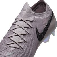 Nike Phantom GX II Elite Gras Voetbalschoenen (FG) Grijs Zwart Roze