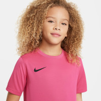 Nike Dri-Fit Park VII Voetbalshirt Kids Roze Zwart