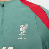 Nike Liverpool Strike Trainingspak 1/4-Zip 2024-2025 Groen Zwart Rood