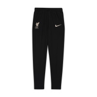 Nike Liverpool Academy Pro Trainingsbroek 2024-2025 Kleuters Zwart Wit