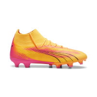 PUMA Ultra Pro Gras / Kunstgras Voetbalschoenen (MG) Oranje Zwart Roze