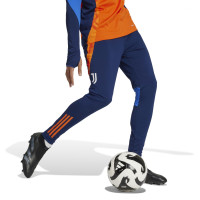 adidas Juventus Trainingsbroek 2024-2025 Donkerblauw Oranje