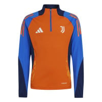 adidas Juventus Trainingspak 1/4-Zip 2024-2025 Kids Oranje Blauw Wit