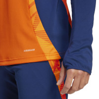 adidas Juventus Trainingspak 1/4-Zip 2024-2025 Oranje Blauw Wit