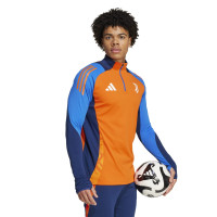 adidas Juventus Trainingspak 1/4-Zip 2024-2025 Oranje Blauw Wit