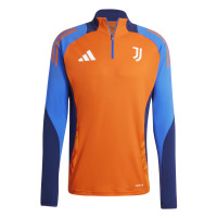 adidas Juventus Trainingspak 1/4-Zip 2024-2025 Oranje Blauw Wit