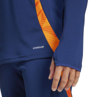 adidas Juventus Trainingspak 1/4-Zip 2024-2025 Donkerblauw Oranje Wit