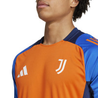 adidas Juventus Trainingsshirt 2024-2025 Oranje Blauw Wit