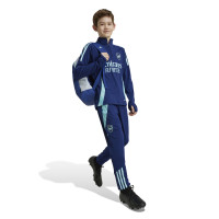 adidas Arsenal Trainingspak 1/4-Zip 2024-2025 Kids Donkerblauw Lichtblauw