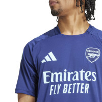 adidas Arsenal Trainingsshirt 2024-2025 Donkerblauw Lichtblauw