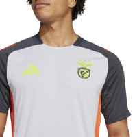 adidas Benfica Trainingsset 2024-2025 Lichtgrijs Donkergrijs Felgeel