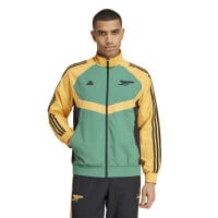 adidas Arsenal Culturewear Trainingsjack Woven 2024-2025 Geel Groen Zwart