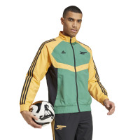 adidas Arsenal Culturewear Trainingsjack Woven 2024-2025 Geel Groen Zwart