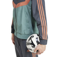 adidas Bayern München Culturewear Trainingsjack Woven 2024-2025 Grijs Oranje Groen