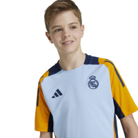 adidas Real Madrid Trainingsset 2024-2025 Kids Lichtblauw Donkerblauw