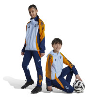 adidas Real Madrid Trainingsbroek 2024-2025 Kids Donkerblauw Lichtblauw